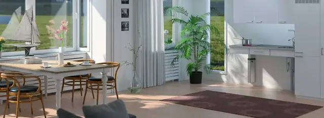 Öppen planlösning utan hinder